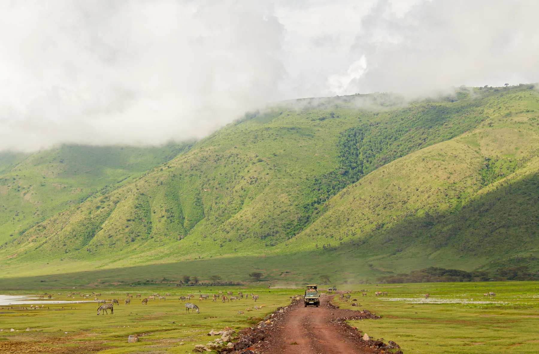 Same-Day Gorilla Trek After Landing in Kigali? Honest Timing (2026) 4 same-day gorilla trek vehicle staging near the park
